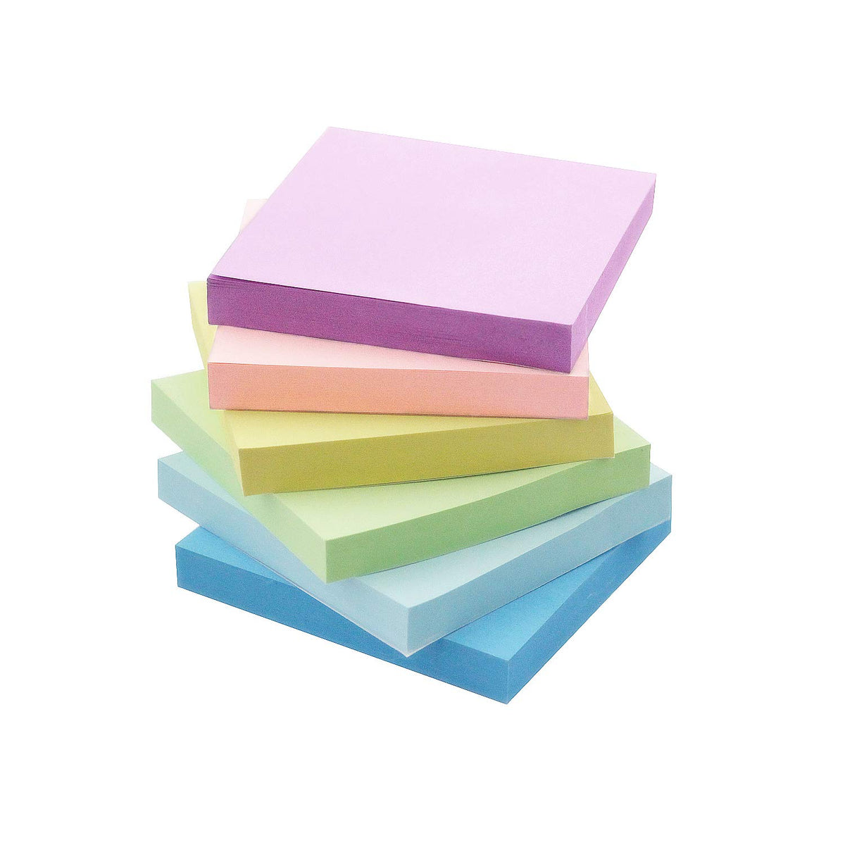 Early Buy Sticky Notes 3x3 in, 6 Pads Pastel Colors, 100 Sheets/Pad