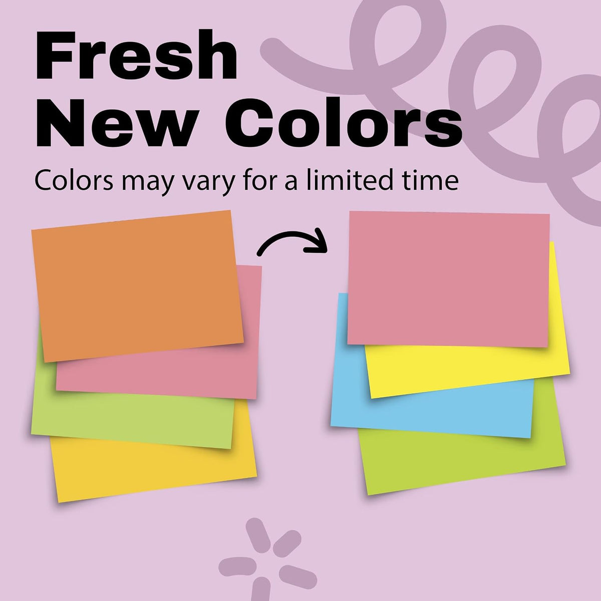 Post-it Super Sticky Notes, 6 x 4 in, Neon Fizz, 8 Pads, 45 Sheets/Pad