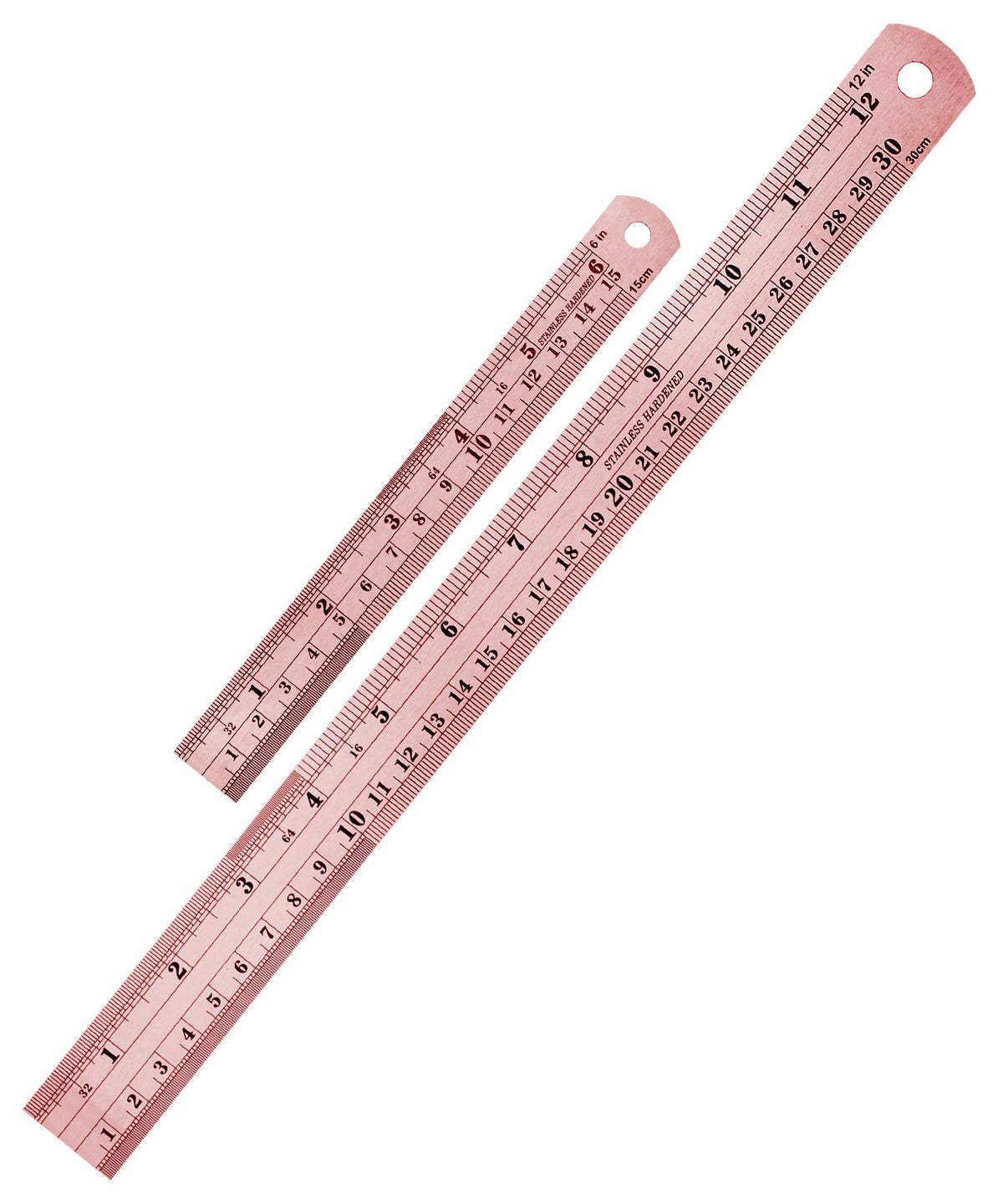 Mr. Pen- Metal Straight Edge Ruler, 4 pcs, 6", 8", 12", 14"
