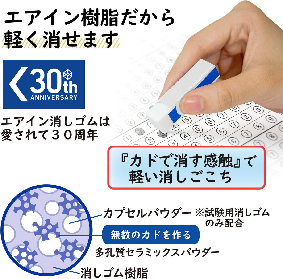 Plus 060ATFP 060ATFP 36-564 x 2 Eraser, Air in, Test & Mt. Fuji Set, Total of 4 Pieces