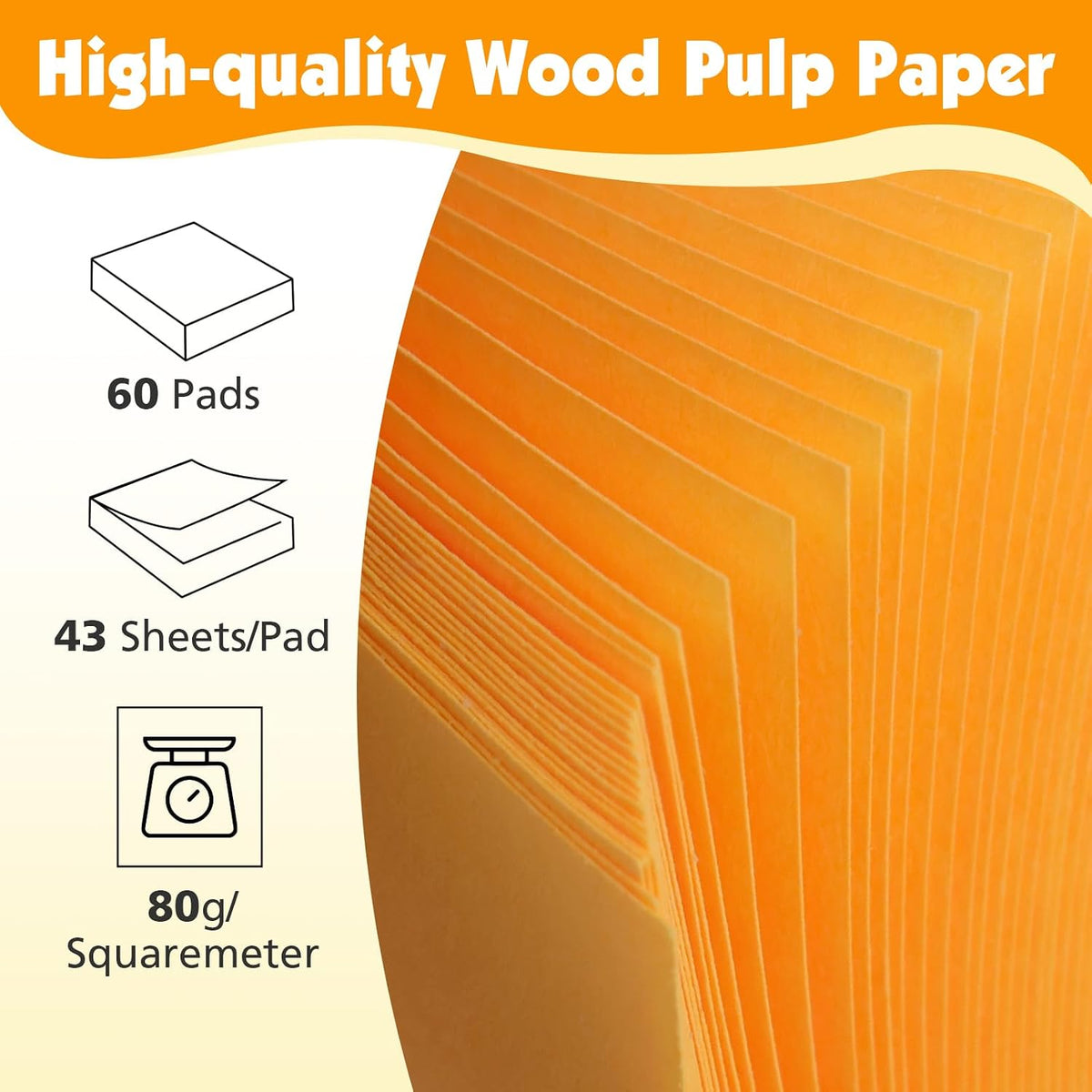 (60 Pack) Sticky Notes 1.5x2 in, 12 Bright Colors Self-Stick Note Pads