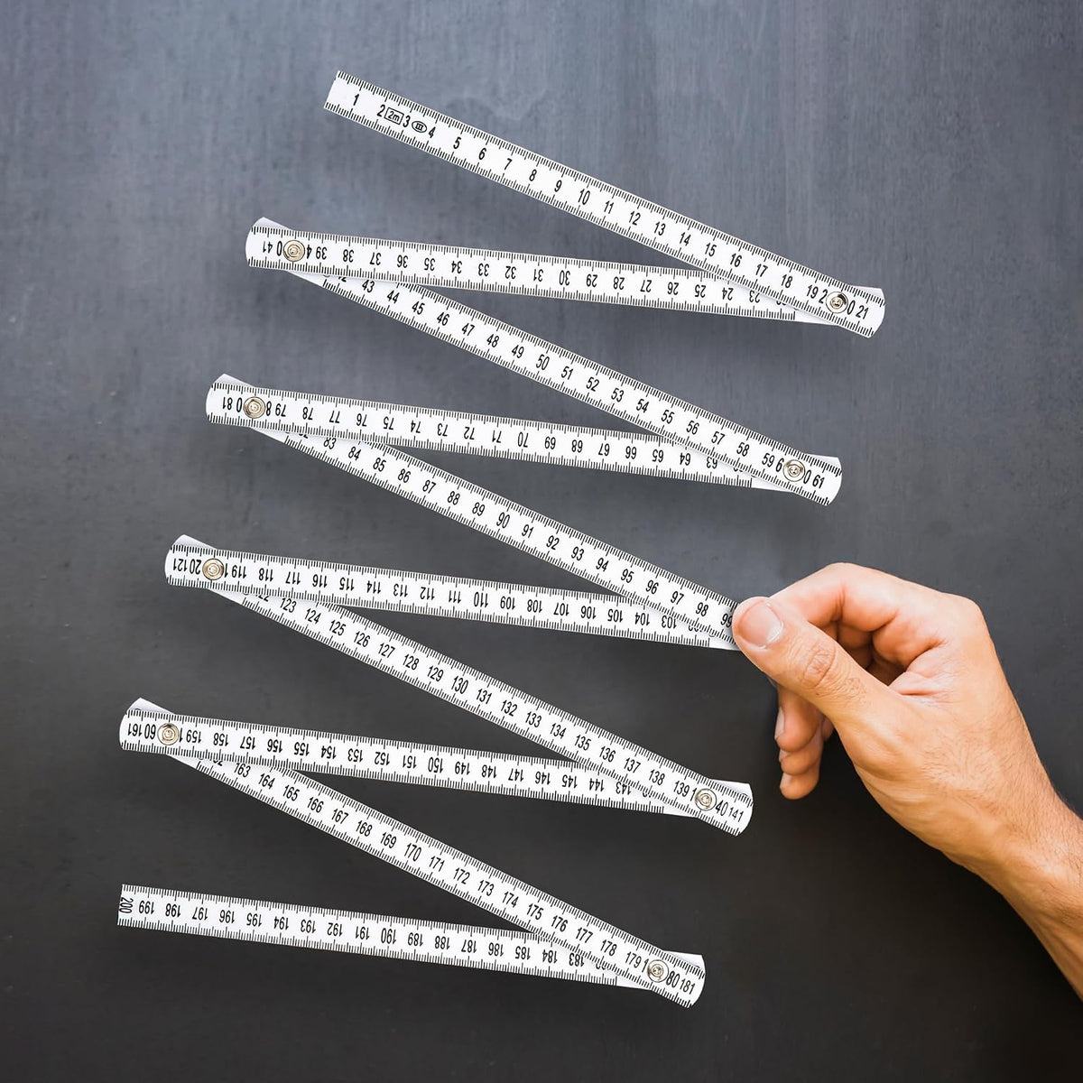 2pk Folding Ruler Yard Stick