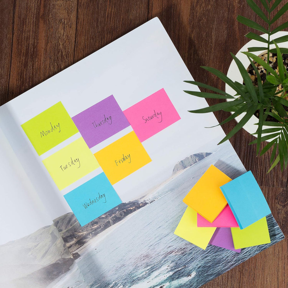 Mr. Pen- Small Sticky Notes, 1.5"x2", 36 Pads, 2160 Sheets, Bright Colors