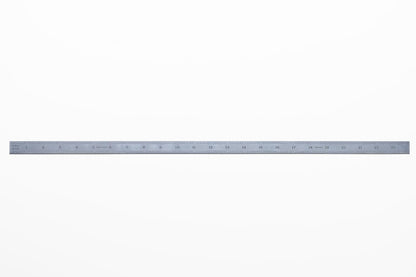 PEC Tools 12"/300mm Steel Rule, Slim & Flexible, Made in USA