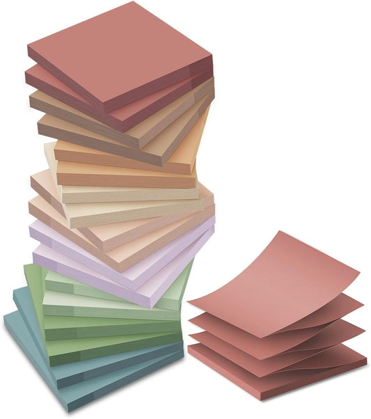 (18 Pack) Pop Up Sticky Notes Refill,Vintage 3x3 in Accordion Stickies