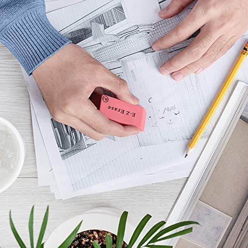 Pink Erasers, 120 Count Rectangular Eraser Bulk Pack, Latex Free Pink Pearl Erasers for School Supplies, Art and Office