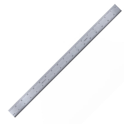 PEC Tools 12"/300mm Steel Rule, Slim & Flexible, Made in USA