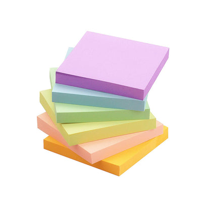 Early Buy Sticky Notes 3x3 in, 6 Pads Pastel Colors, 100 Sheets/Pad