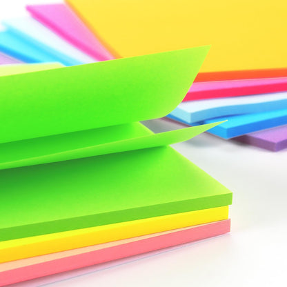 Sticky Notes 8x6 inch, 8 Pads, Bright Colors Self-Stick Pads, 280 Sheets