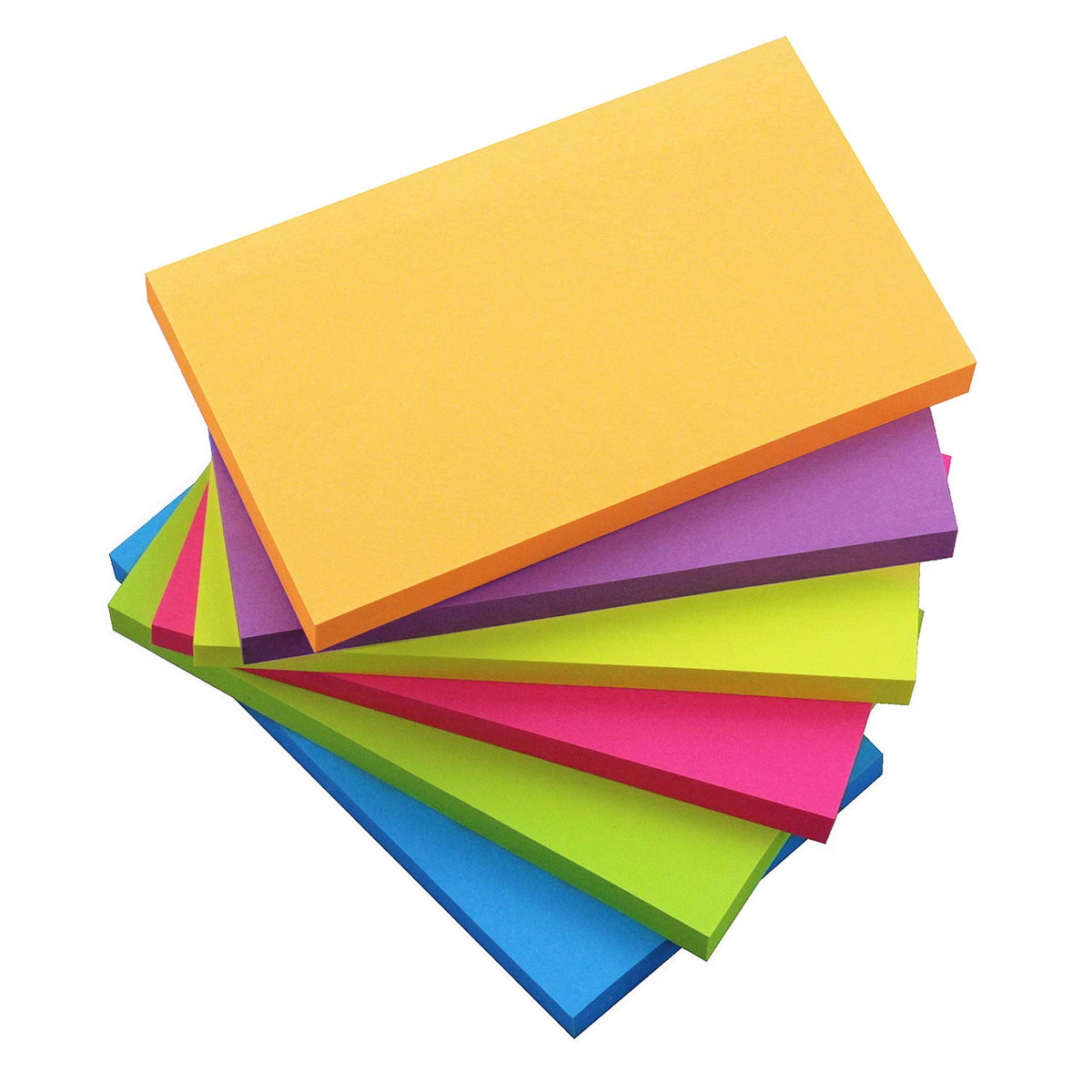 SIMONA Sticky Notes 2x2 Inch, Sticky Pads 6 Colors 12 Pads 1200 Sheets