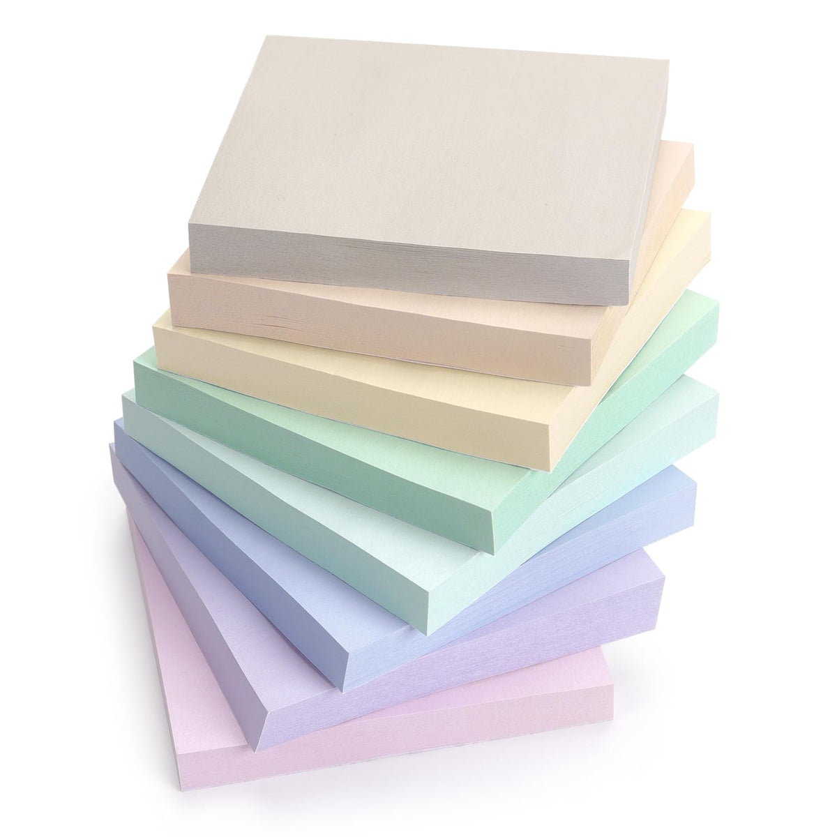Sticky Notes 3x3 in, Bright Colors Self-Stick Pads, 8 Pads, 85 Sheets/Pad