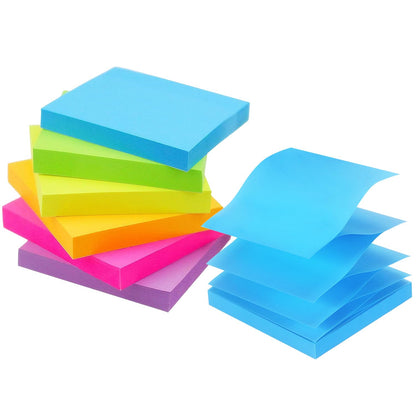 Early Buy Pop Up Sticky Notes 3x3, 6 Pads, 6 Pastel Color, 100 Sheets/Pad
