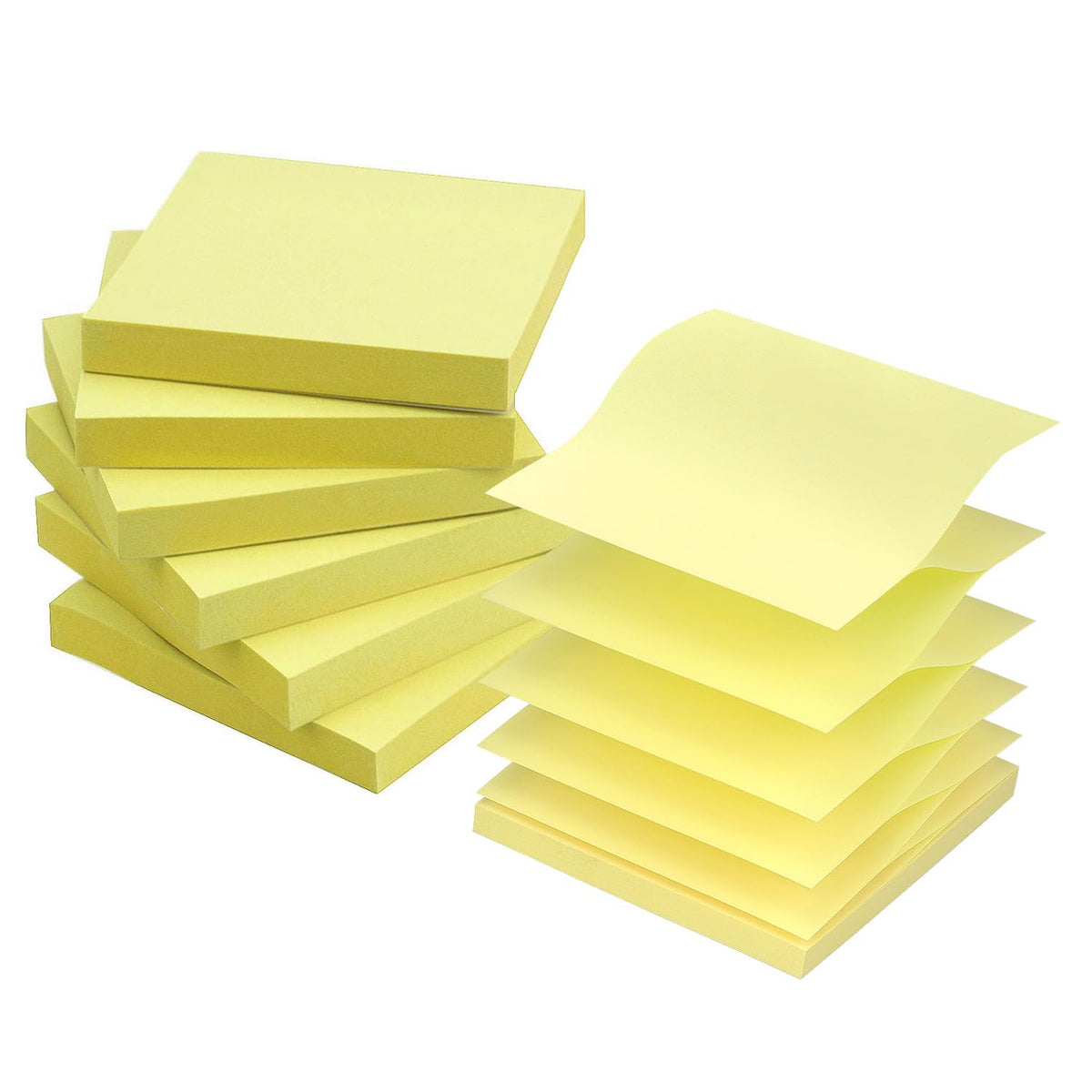 Early Buy Pop Up Sticky Notes 3x3, 6 Pads, 6 Pastel Color, 100 Sheets/Pad
