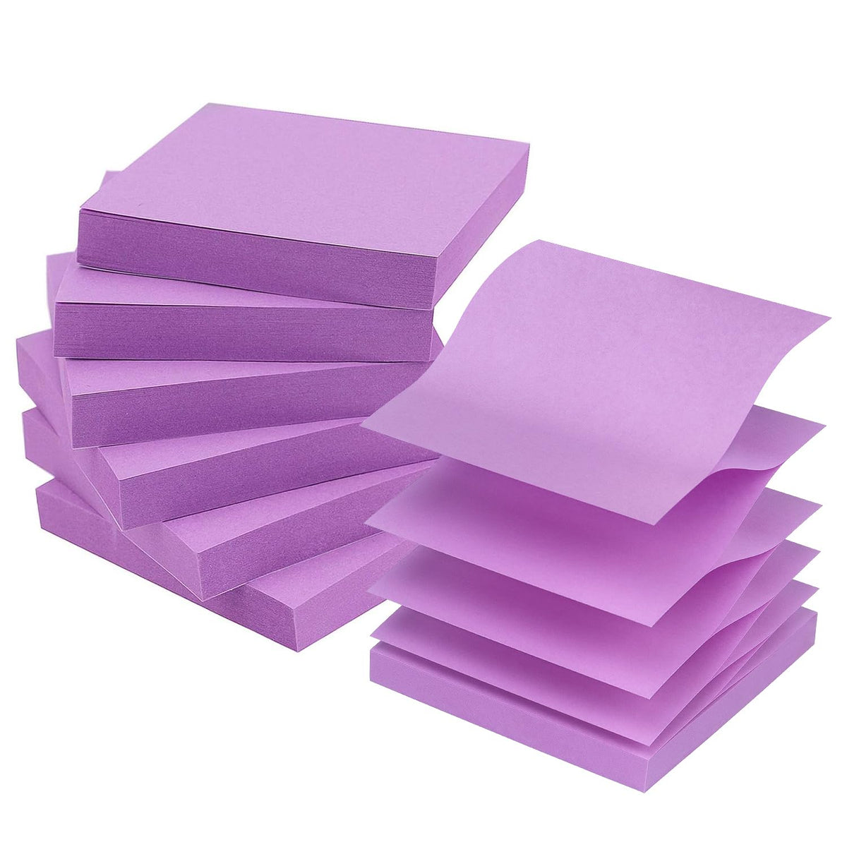 Early Buy Pop Up Sticky Notes 3x3, 6 Pads, 6 Pastel Color, 100 Sheets/Pad