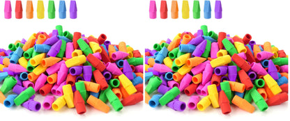 Sooez 120 Pack Pencil Top Erasers Bulk, Cap Erasers Toppers for Pencils