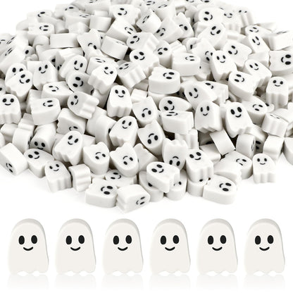 JUNEBRUSHS 300 Pcs Halloween Mini Erasers, Cute Bat Pumpkin Erasers Bulk