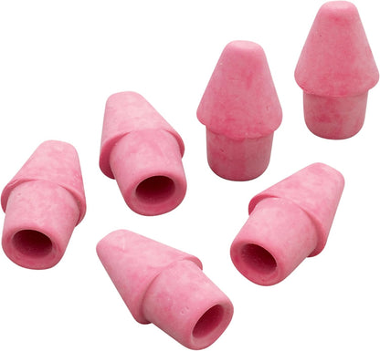 Paper Mate Arrowhead Pink Pearl Cap Erasers, 144 Count - Back to School, Classroom, Homeschool, Teacher Supplies