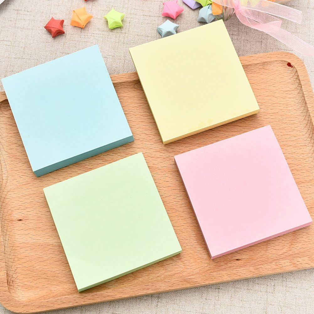 Early Buy Sticky Notes 3x3 in, 6 Pads Pastel Colors, 100 Sheets/Pad