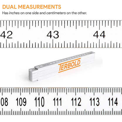 2pk Folding Ruler Yard Stick