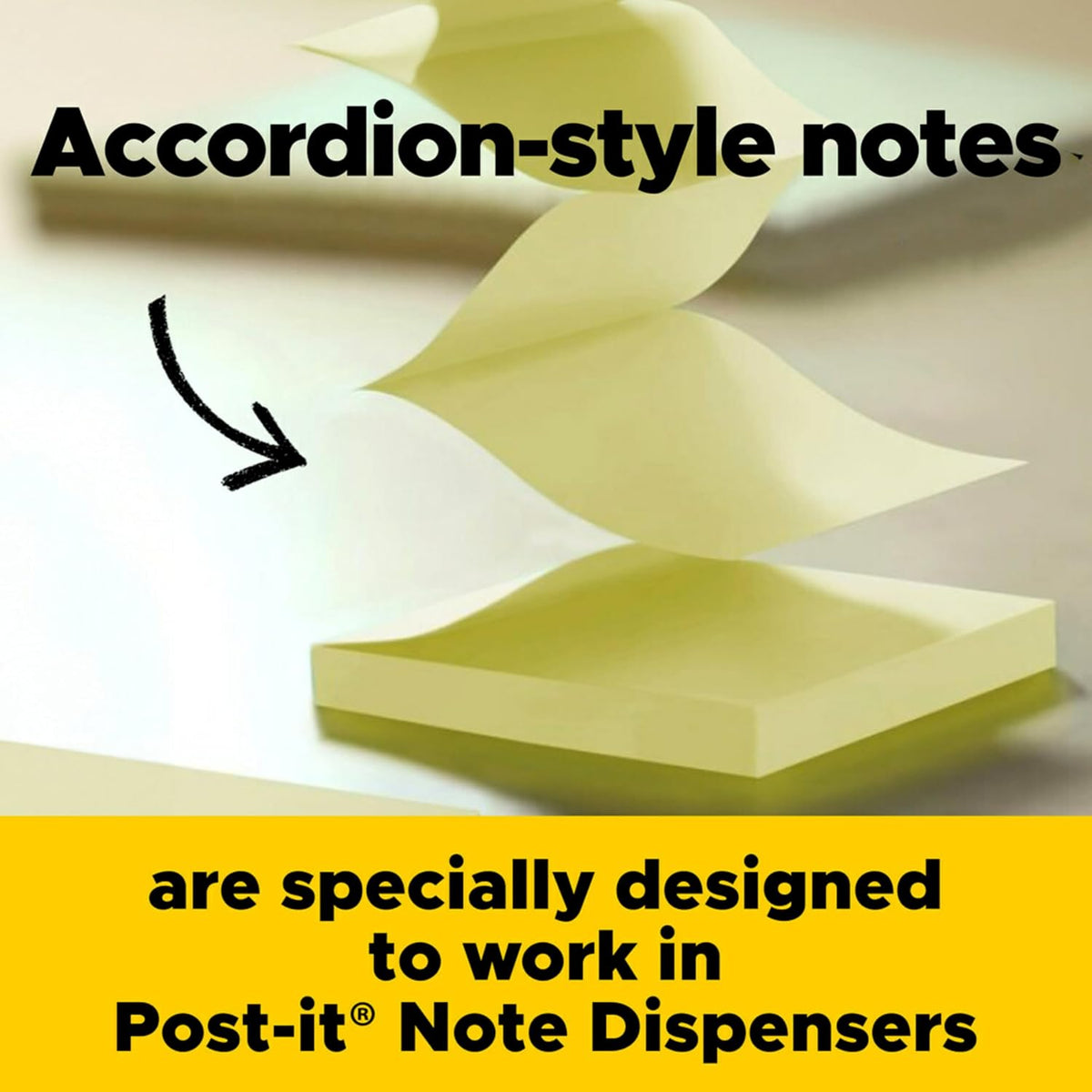 Post-it Pop-up Notes, 3 x 3 in, Assorted Alternating Colors, 12 Pads