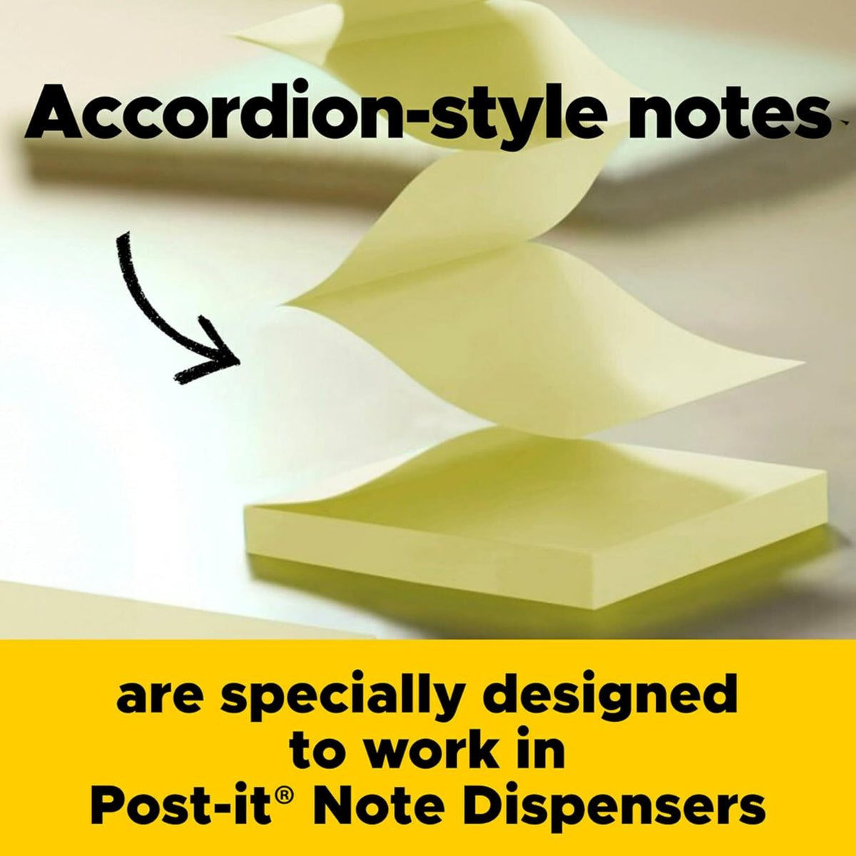 Post-it Pop-up Notes, 3 x 3 in, Canary Yellow, 24 Pads, 100 Sheets/Pad