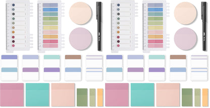 Mr. Pen- Transparent Sticky Notes Set, 1000 Sheets