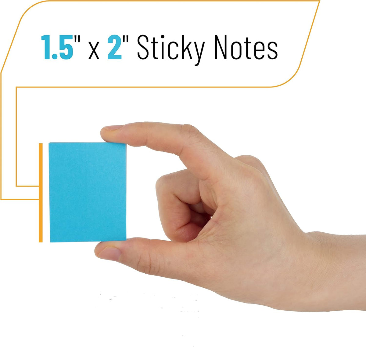 Mr. Pen- Small Sticky Notes, 1.5"x2", 36 Pads, 2160 Sheets, Bright Colors
