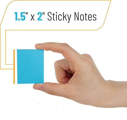 Mr. Pen- Small Sticky Notes, 1.5"x2", 36 Pads, 2160 Sheets, Bright Colors