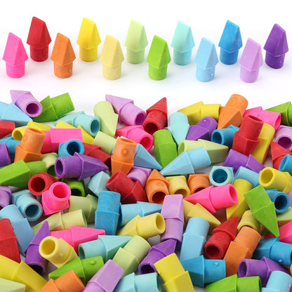 ZZTX 120 Pack Pencil Top Erasers 10 Assorted Colors