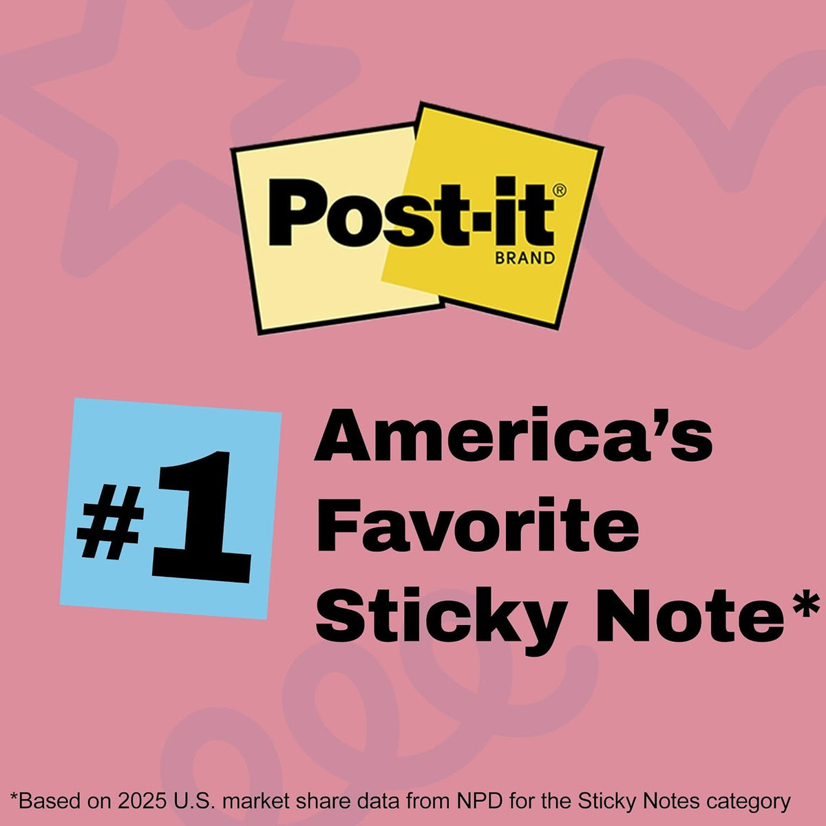 Post-it Super Sticky Notes, 6 x 4 in, Neon Fizz, 8 Pads, 45 Sheets/Pad