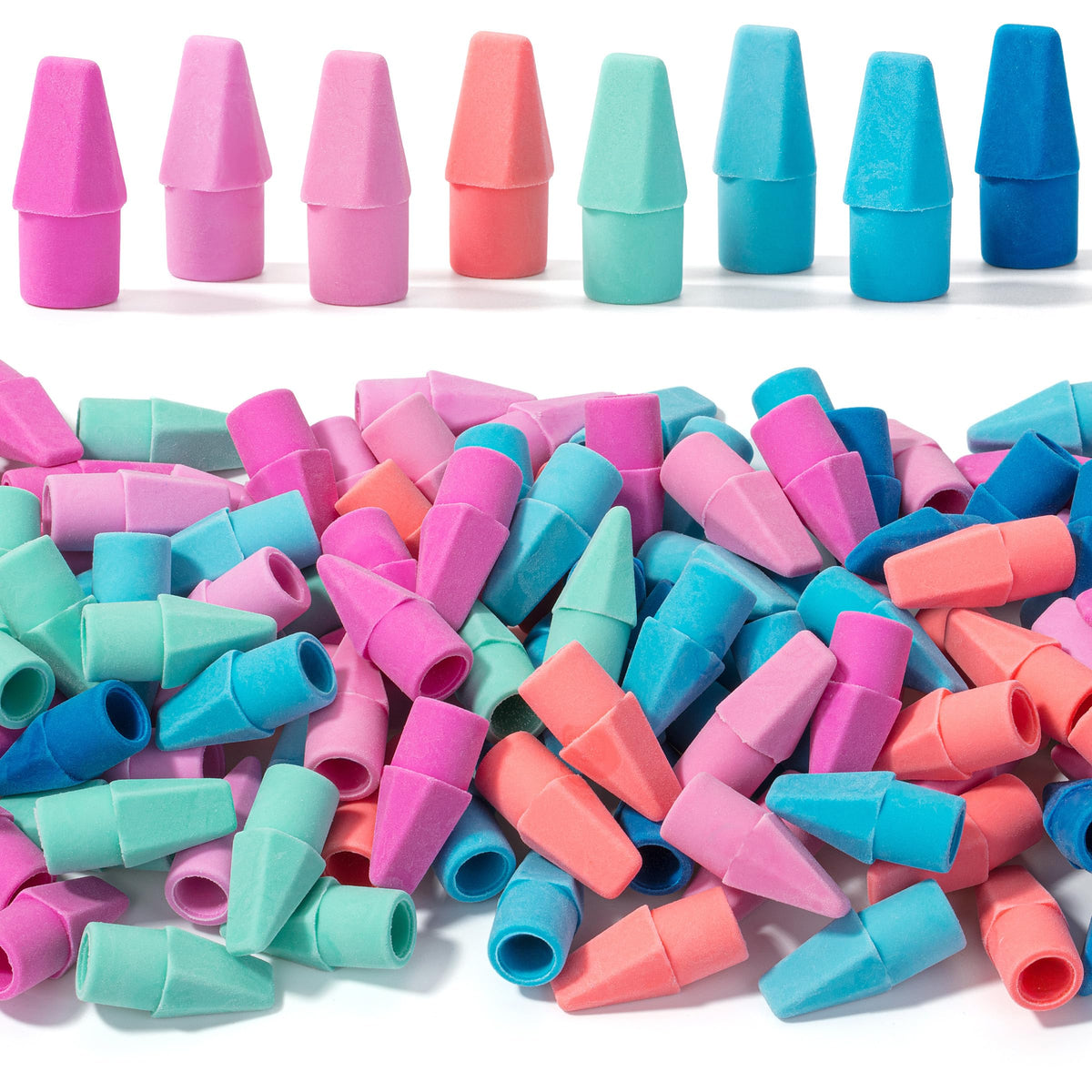 Mr. Pen- Pencil Top Erasers, 120 Pack, Latex-Free, No-Smudge
