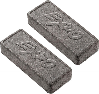 EXPO Block Eraser 81505 Dry Erase Whiteboard Board Eraser, Soft Pile, 5 1/8 W x 1 1/4 H - Pack of 2