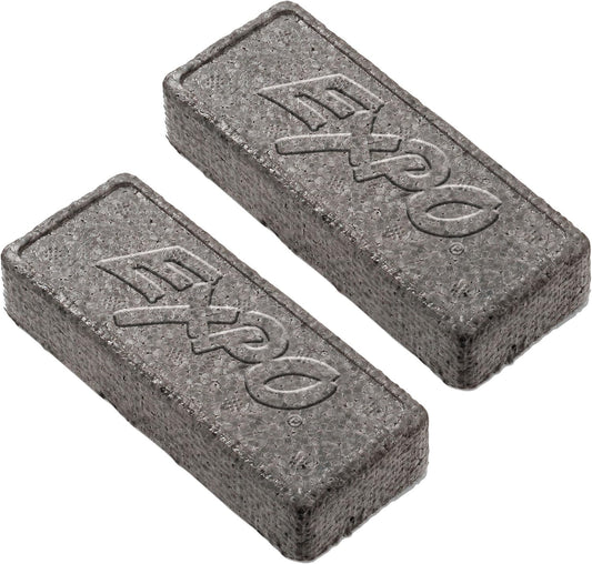 EXPO Block Eraser 81505 Dry Erase Whiteboard Board Eraser, Soft Pile, 5 1/8 W x 1 1/4 H - Pack of 2