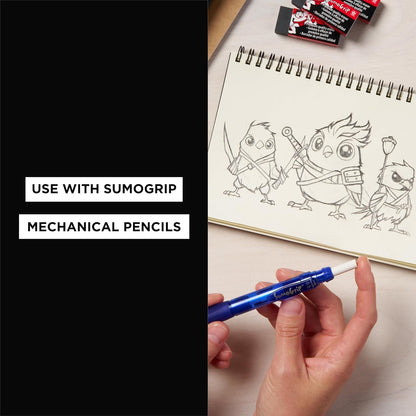 SAKURA SumoGrip Mechanical Pencil Eraser Refill, 3 Eraser Refills