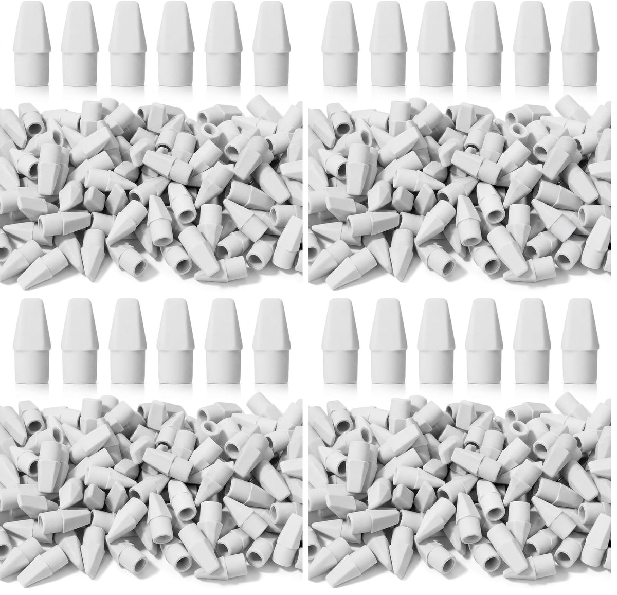 Mr. Pen- Pencil Top Erasers, 120 Pack, Latex-Free, No-Smudge