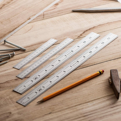 Mr. Pen- Machinist Ruler, 4 Pack, (6, 8, 12, 14 Inch)